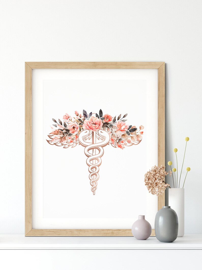 Doctor Office Decor Medical Art Set Doctor Graduation Gift Etsy