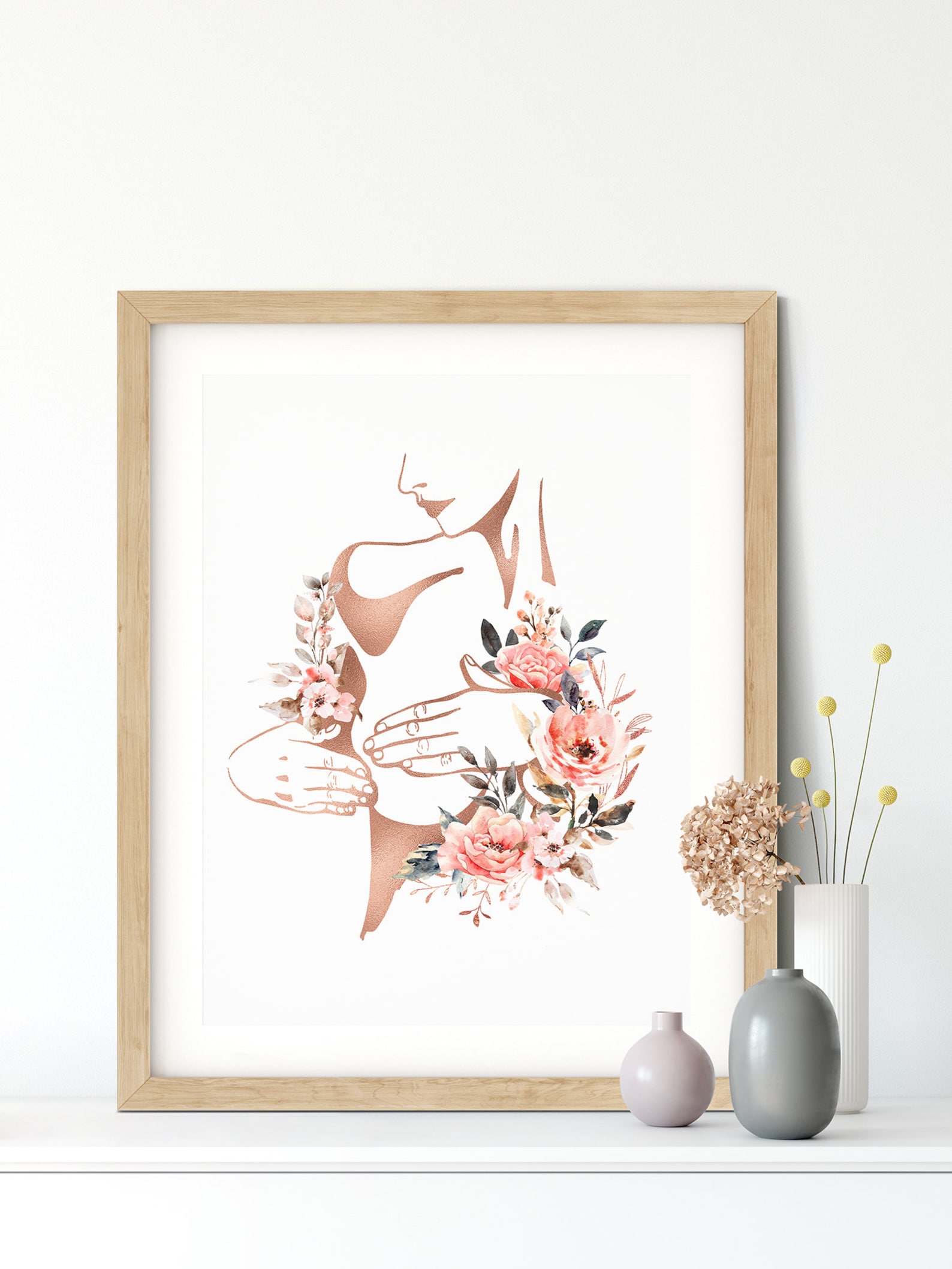 OBGYN Office Decor Breast Anatomy Art Mammary Gland Print | Etsy