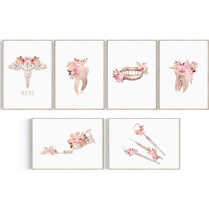 Dental Hygienist Art, Dental Anatomy, RDH Gift, Oral Tooth Anatomy, Dental Clinic Decor, Dentist Art, Dentist Gift, Dental Assistant, Smile