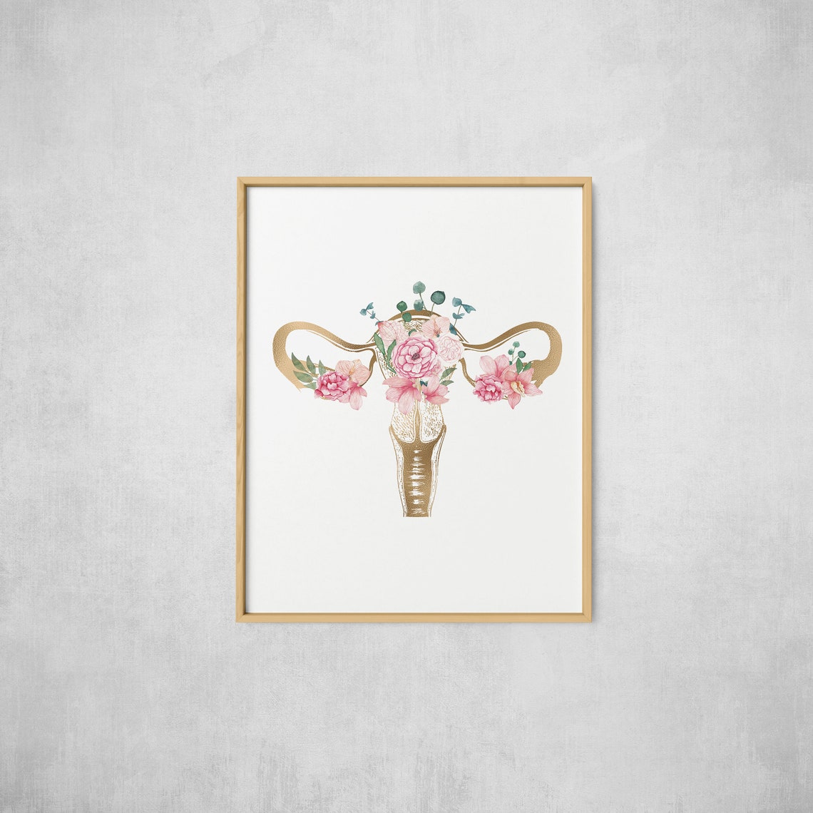 OBGYN Office Decor Breast Anatomy Art Mammary Gland Print | Etsy