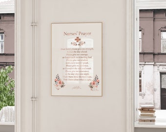 Stampa Su Tela 'Preghiera Di Un'Infermiera' – Quadro Moderno Per Personale Medico – Regalo Per Infermiere – Decorazione Murale - 4