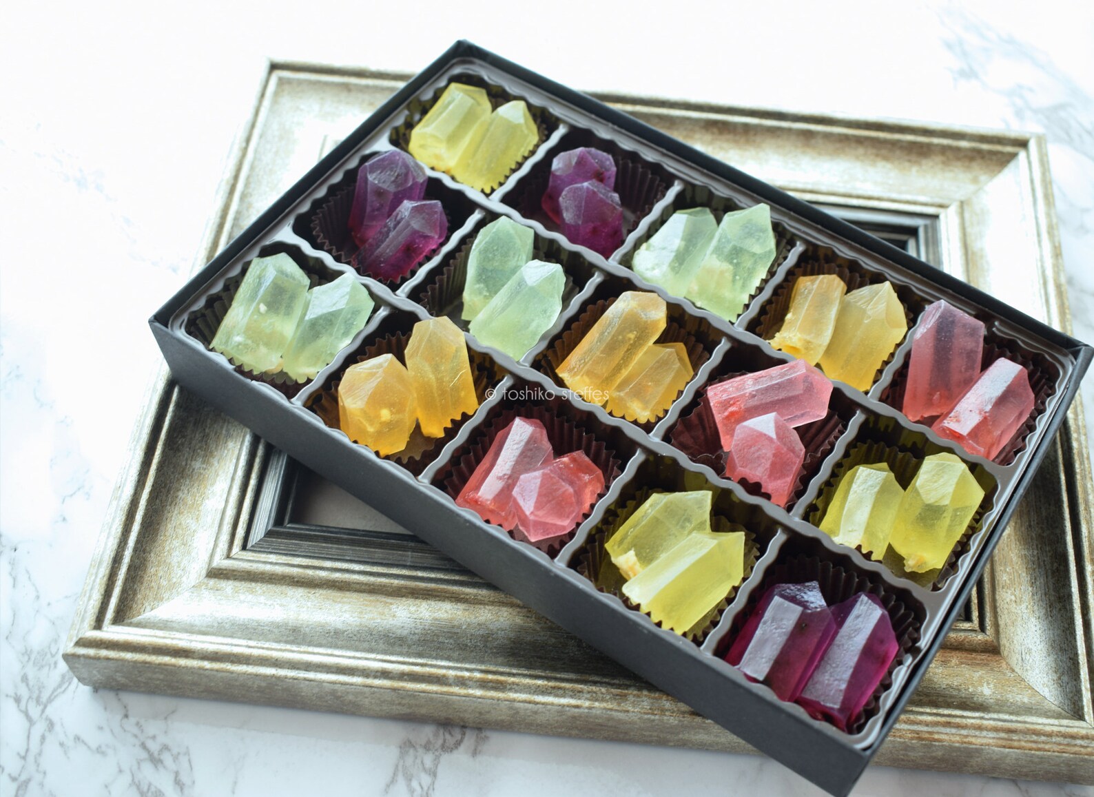 Edible Crystal Quartz Kohakutou Jelly Candy 30 Pieces of Etsy