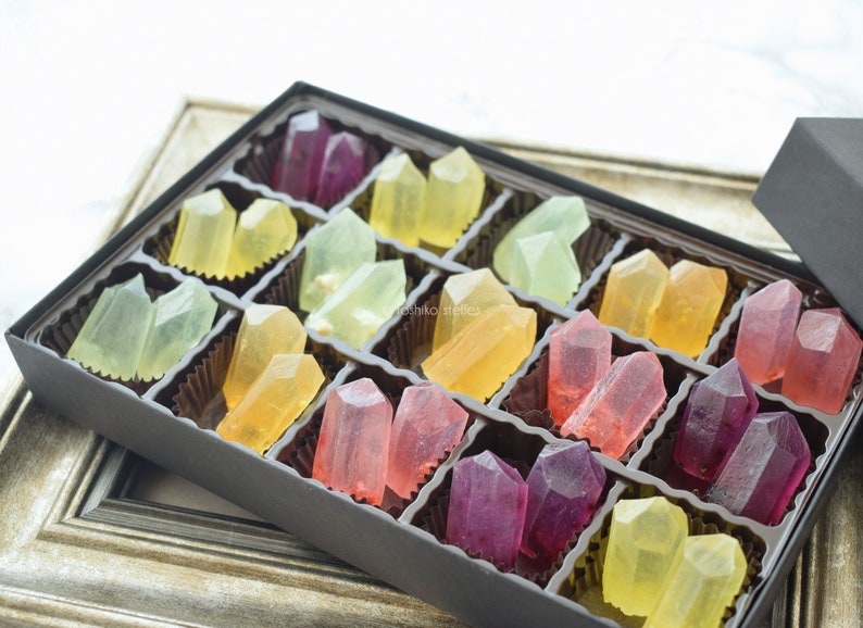 Edible Crystal Quartz Kohakutou Jelly Japanese Candy Etsy 7724