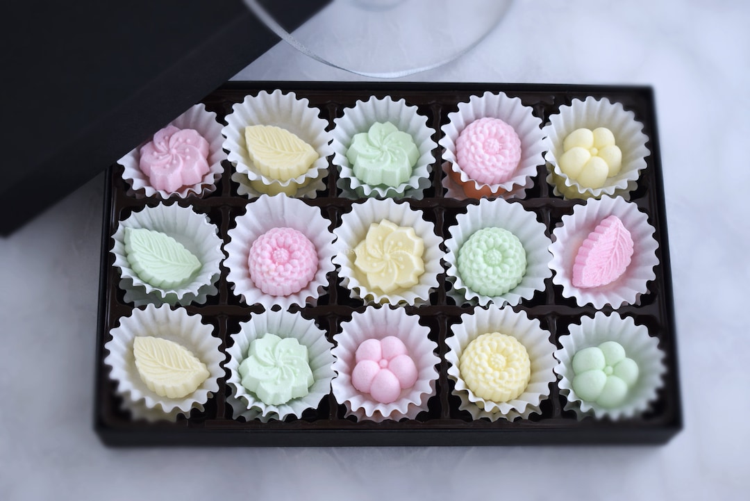 Rakugan THREE Colors 30 Pcs Organic Powdered Sugar Free Shipping