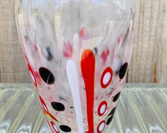 Vase with Cane Decor