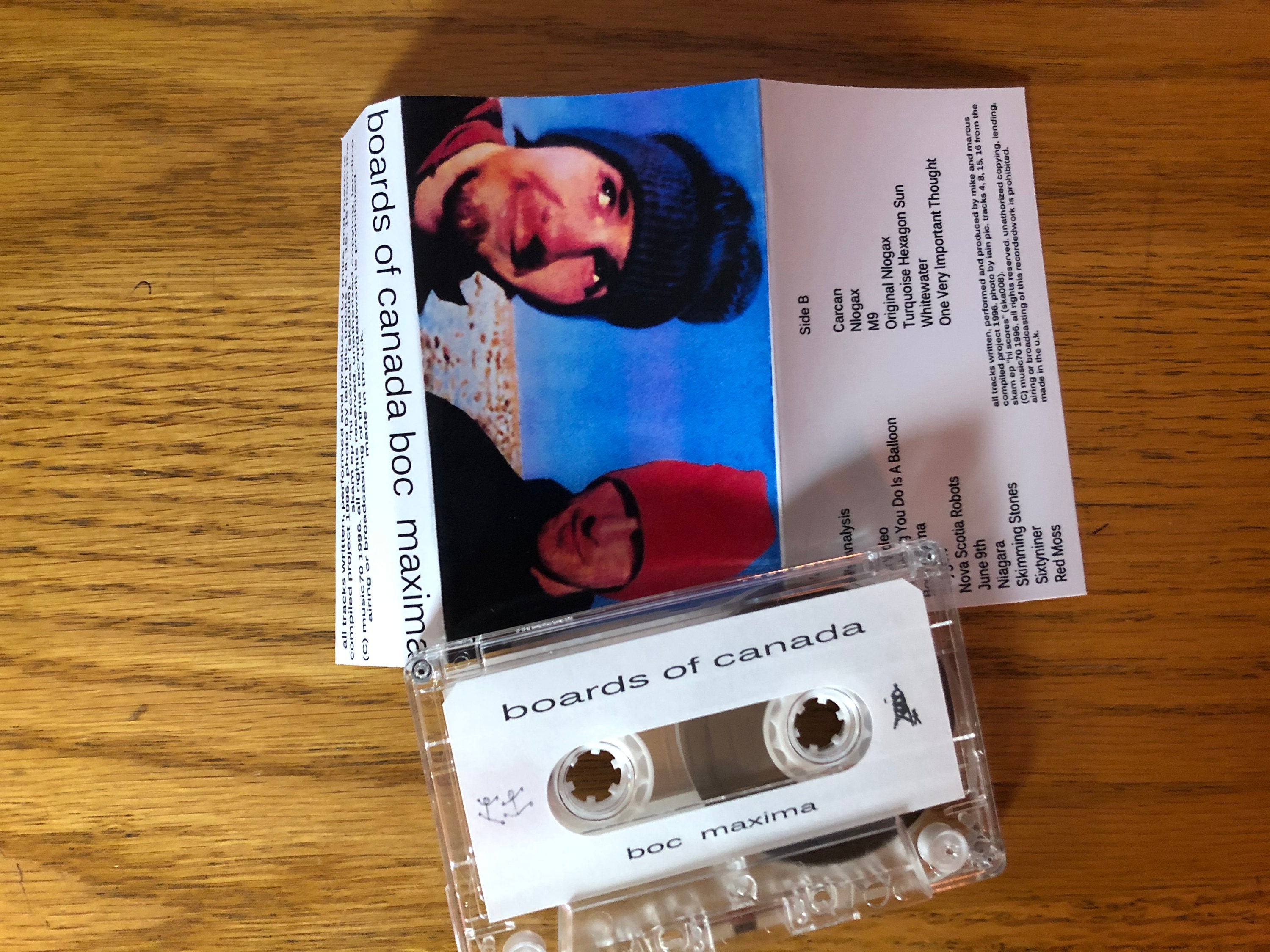 Boards Of Canada boc maxima cassette Etsy