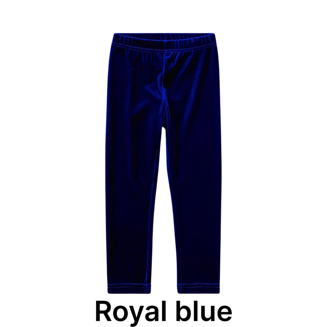 Baby & Girls Velvet Leggings Etsy