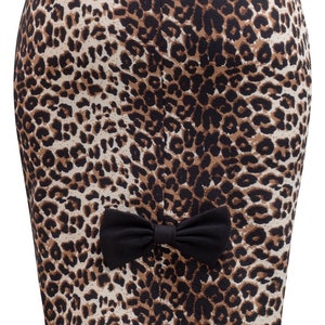 Leopard pencil skirt 5xl online