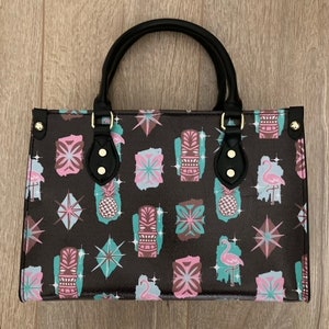 Bolso retro de caja Tiki