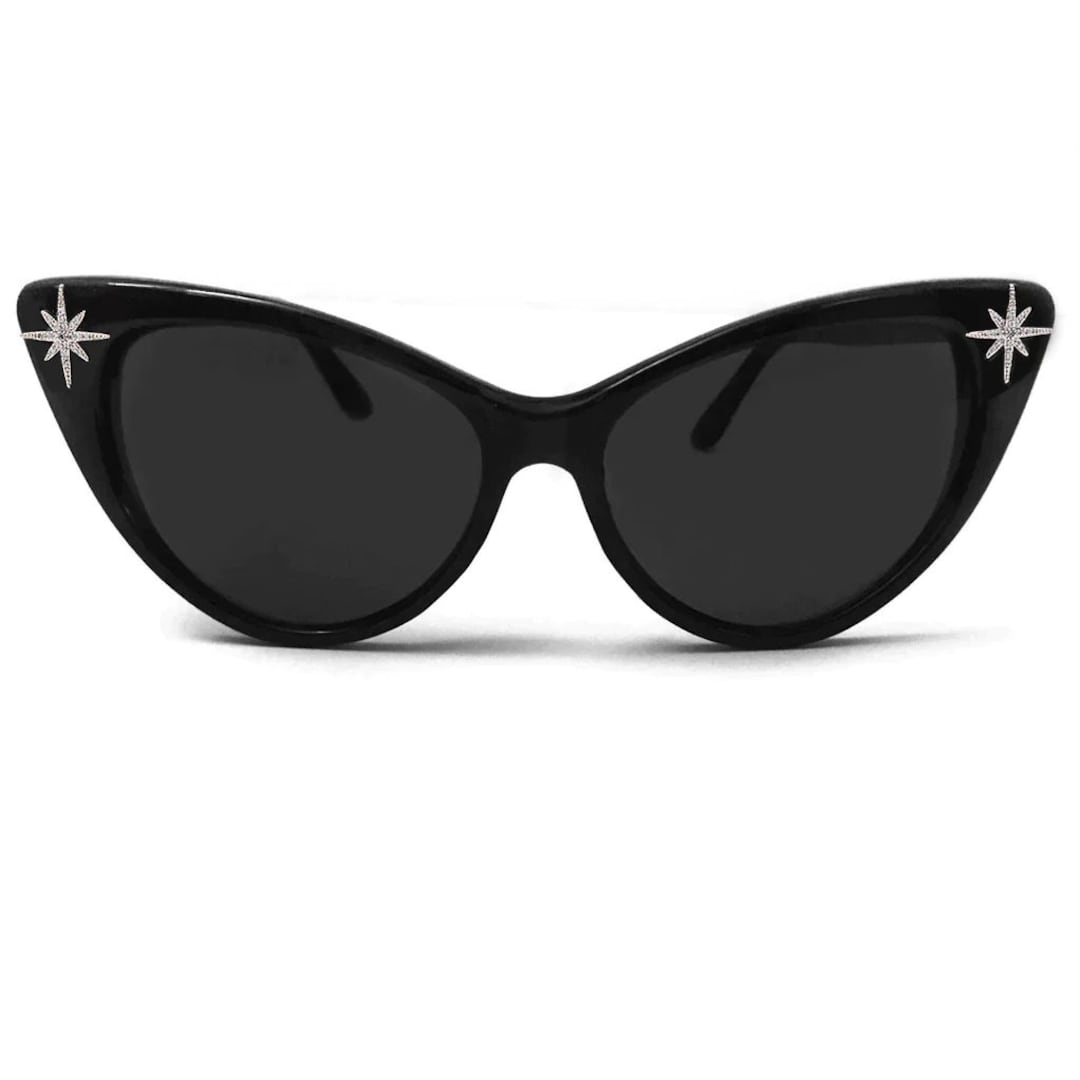 Retro Starburst Cat Eye Sunglasses