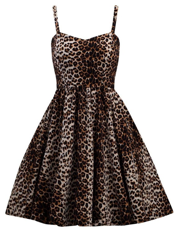 Leopard Swing Dress With Pockets - Etsy