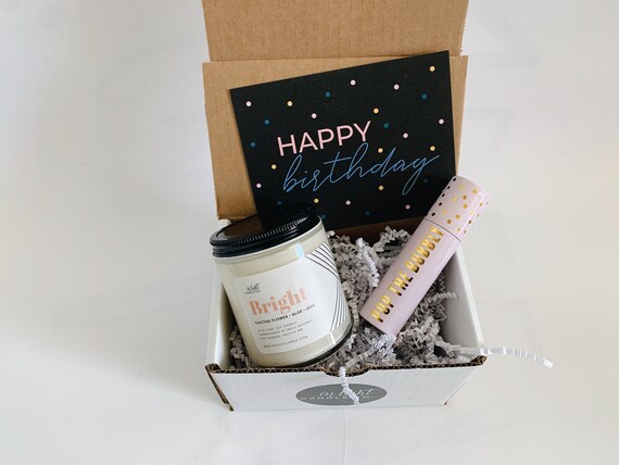 Birthday Candle + Match Tube + Card Gift Box