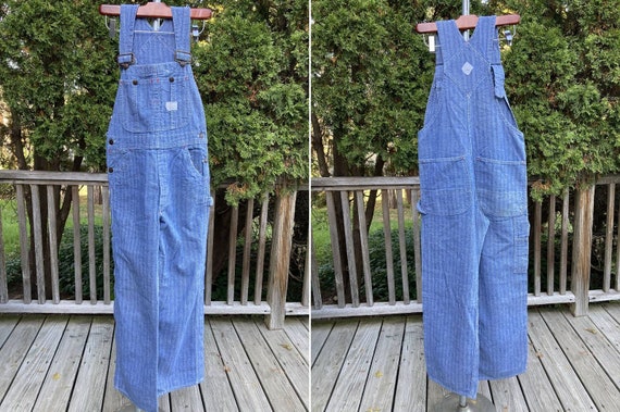 W29 70s BIG MAC Bib Overalls Herringbone HBT Vintage 1970s - Etsy