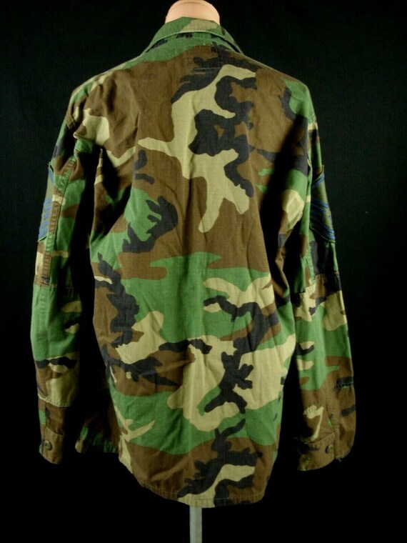 L Short 90 US Army Camouflage Rip Stop Shirt Hot Weather