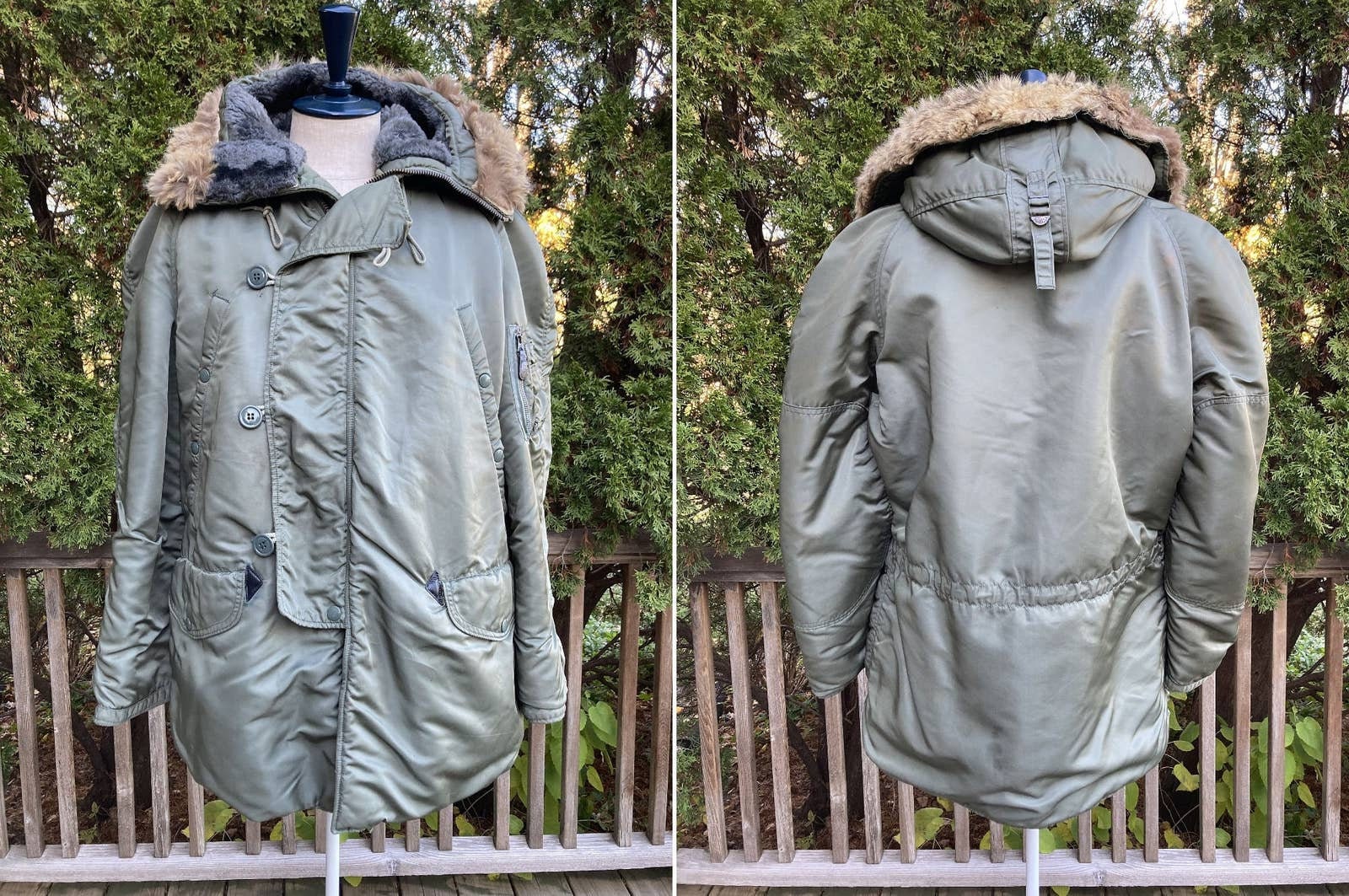 Size M Vintage 60s USAF N-3B Flight Jacket Nylon Twill 1964 Size M Vintage 60s USAF N-3B Flight Jacket Nylon Twill 1964