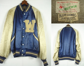 60’s 70’s BUTWIN Varsity Jacket Vintage 60s-70s Distressed Vintage Butwin Varsity Jacket | eBay