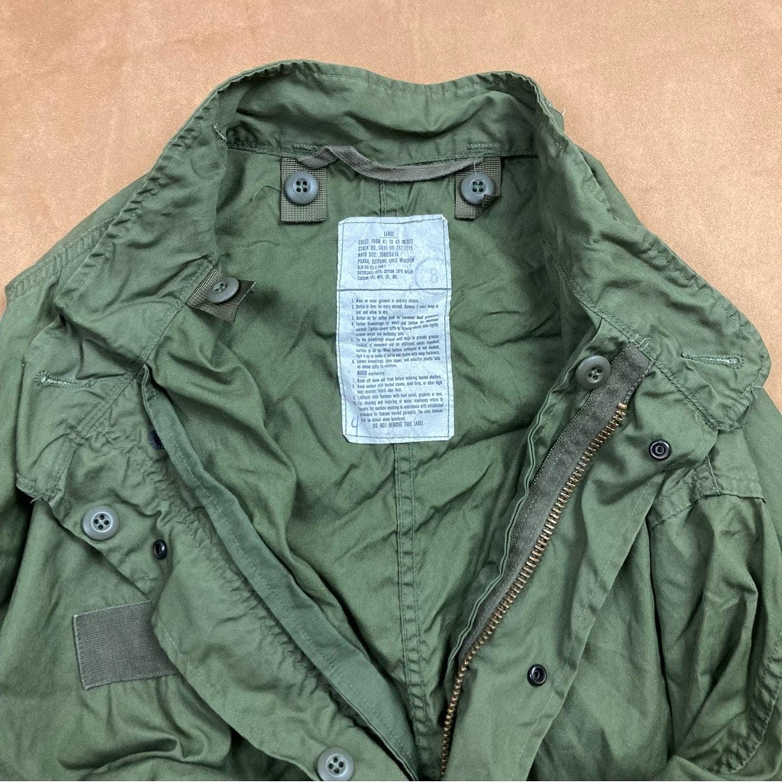 ジャケット・アウター M-65 FISHTAIL PARKA 1970-80S US ARMY Size L 80's Vintage US Army M-65 Fishtail Parka Jacket Clean