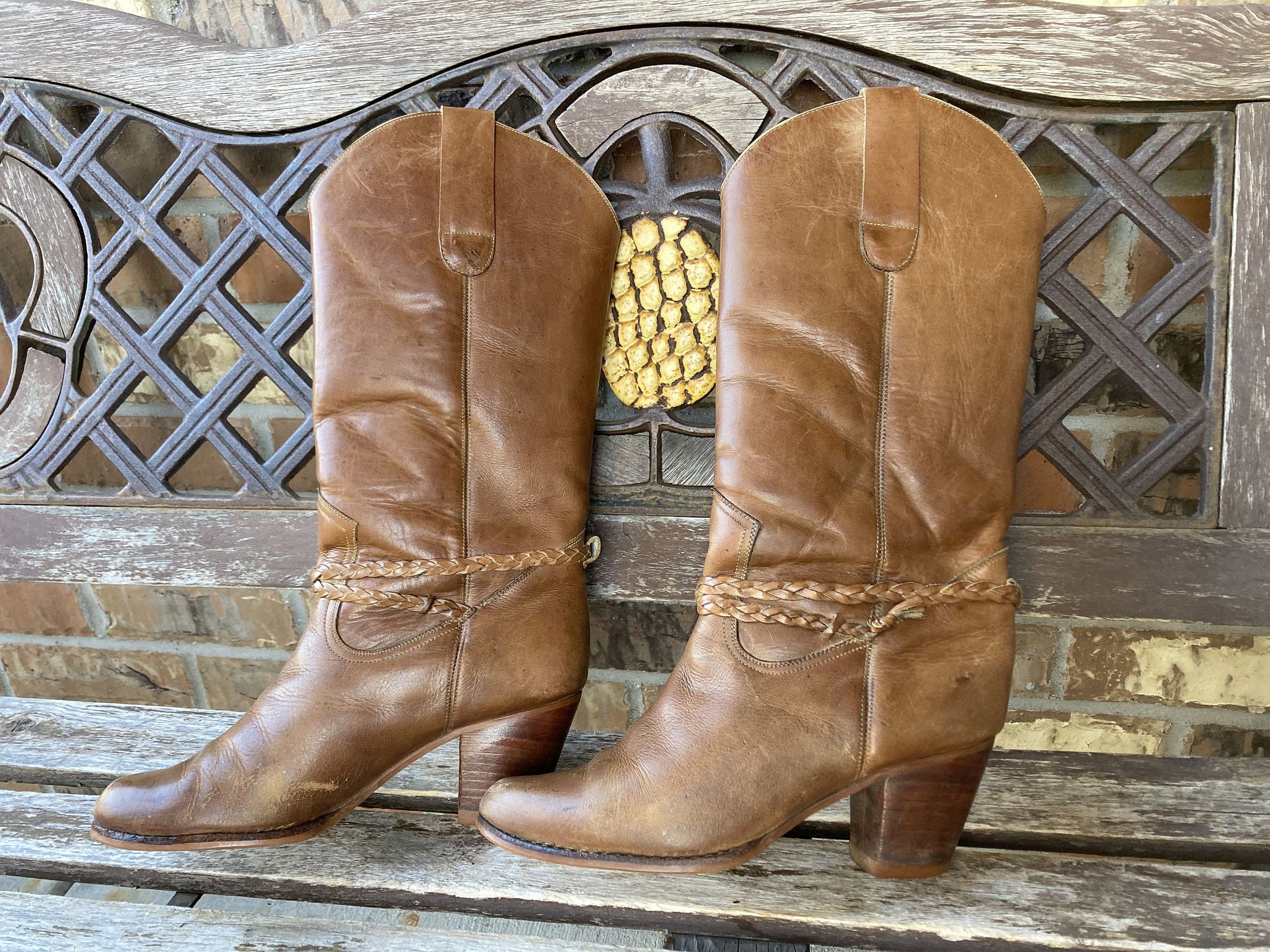 希少 Vintage ウエスタンブーツ Made in Brazil ブラジル製 Brazil cowboy boots - Etsy 日本