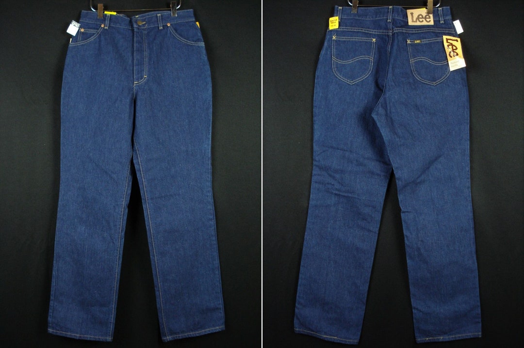 Jean Femme Lee Riders Marron - Taille 16P (Petites), Occasion Très Bon état, Coupe Droite