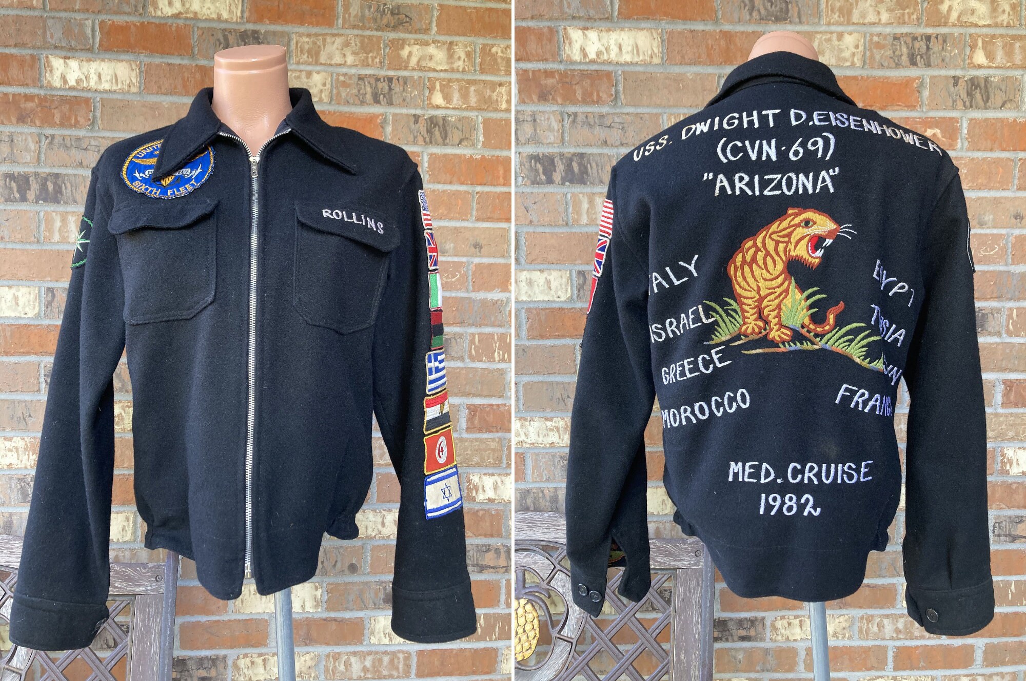 Navy Tour Jackets - Etsy