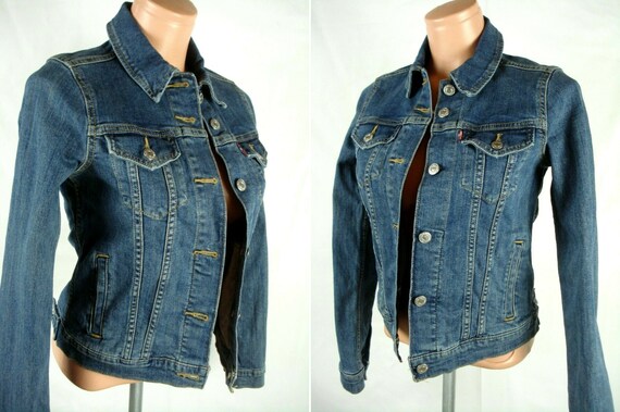 Tab Denim Trucker Jean Jacket - Etsy 