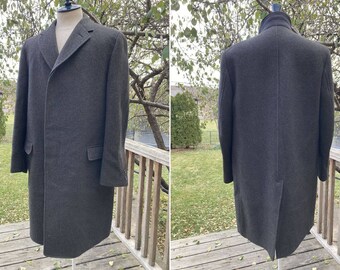 Manteau Vintage Sawyer Of Napa Peau De Mouton - Noir Taille M - Parka Doublé - Occasion