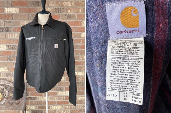 Size 48 CARHARTT J01 Detroit Duck Work 