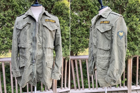 Size XS M-1951 M-51 US ARMY Field Coat Jacket Og 107 Vintage