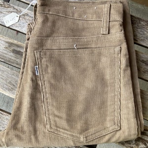 Size 28x33 NOS Levi&#39;s 519 Straight Corduroy Pants Vintage White Tab