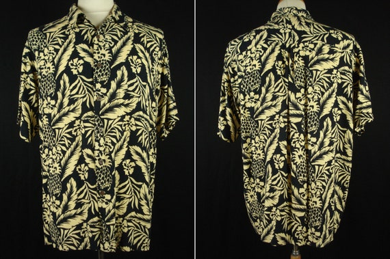 Vintage Ocean Pacific Hawaiian Aloha Shirt M Rayon