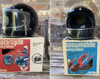 60s Vintage BELL 500-TX Open Face Motorcycle Helmet Toptex 1968 7