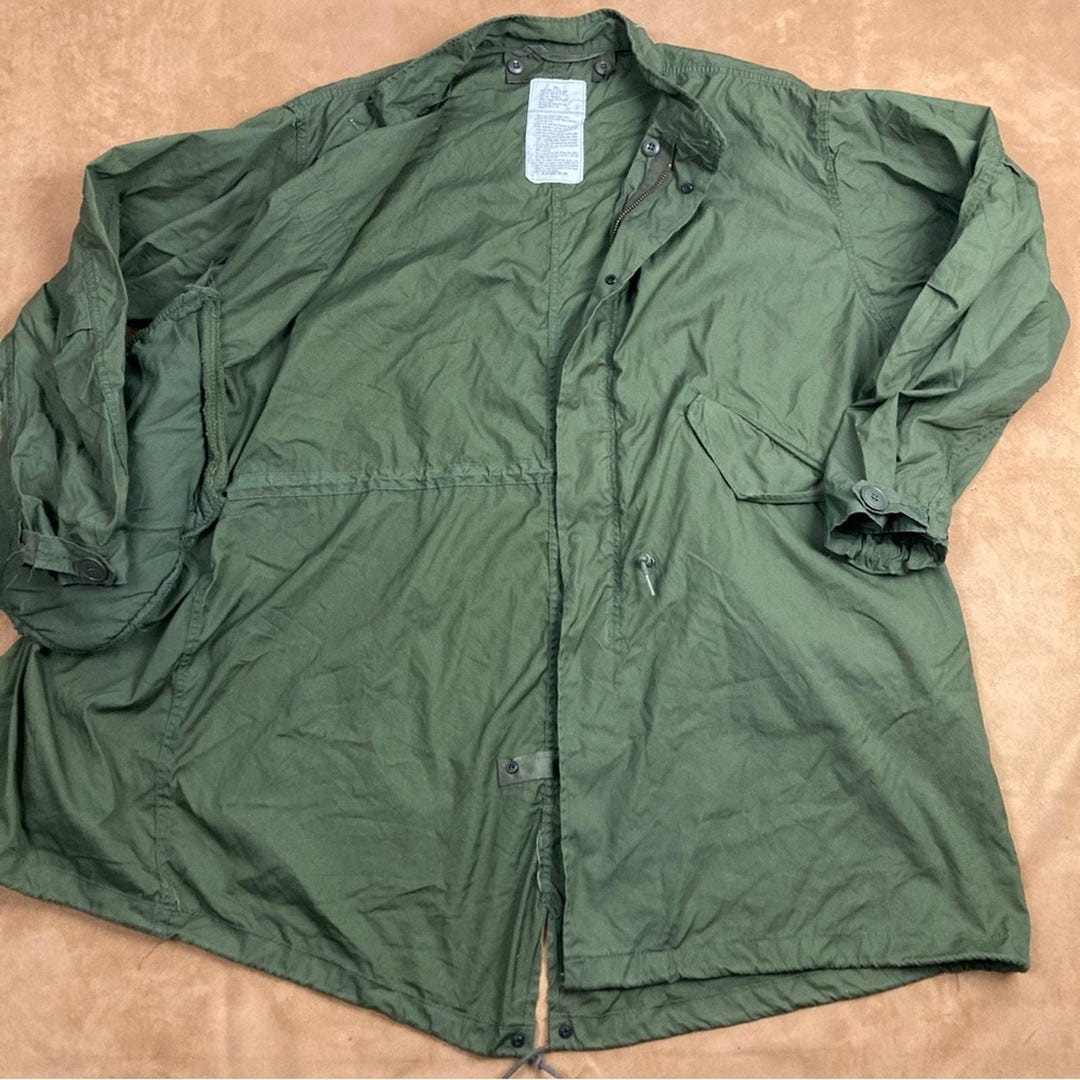 大量入荷 Army US Vintage 80's L Size M-65 Clean Jacket Parka Fishtail ジャケット・アウター