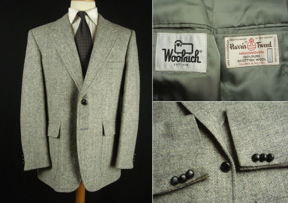 Harris Tweed Jacket Sport Coat 