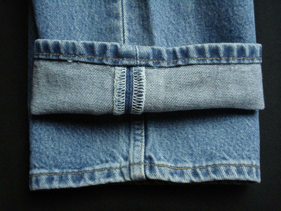 33x31(34x32tag) Levi's 501 Button Fly High Rise B… - image 4