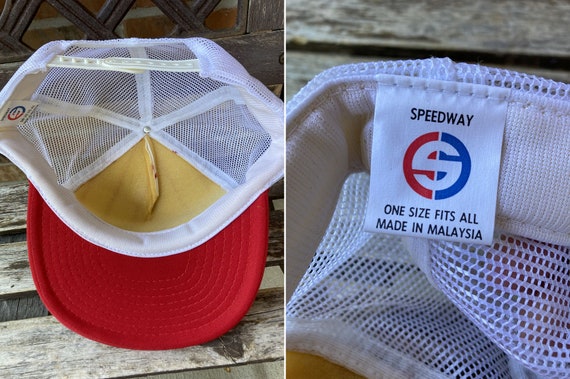 Active Propane Two Tone Striped Snap back Trucker… - image 3