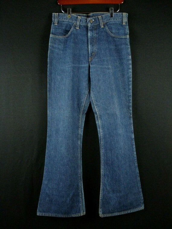 31 x 30.5 Levi's 646 Orange Tab Bell Bottom Denim… - image 2