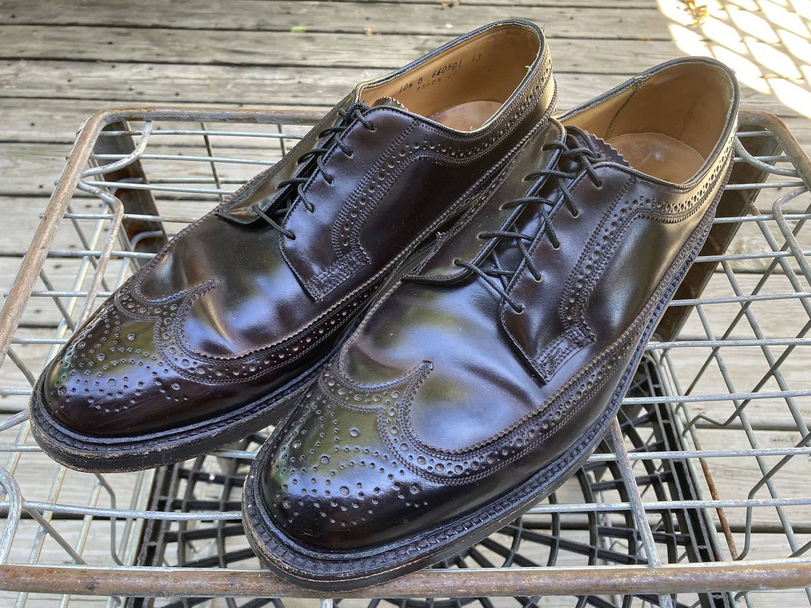 10.5B Florsheim Imperial 93605 Kenmoor Shell Cordovan Leather