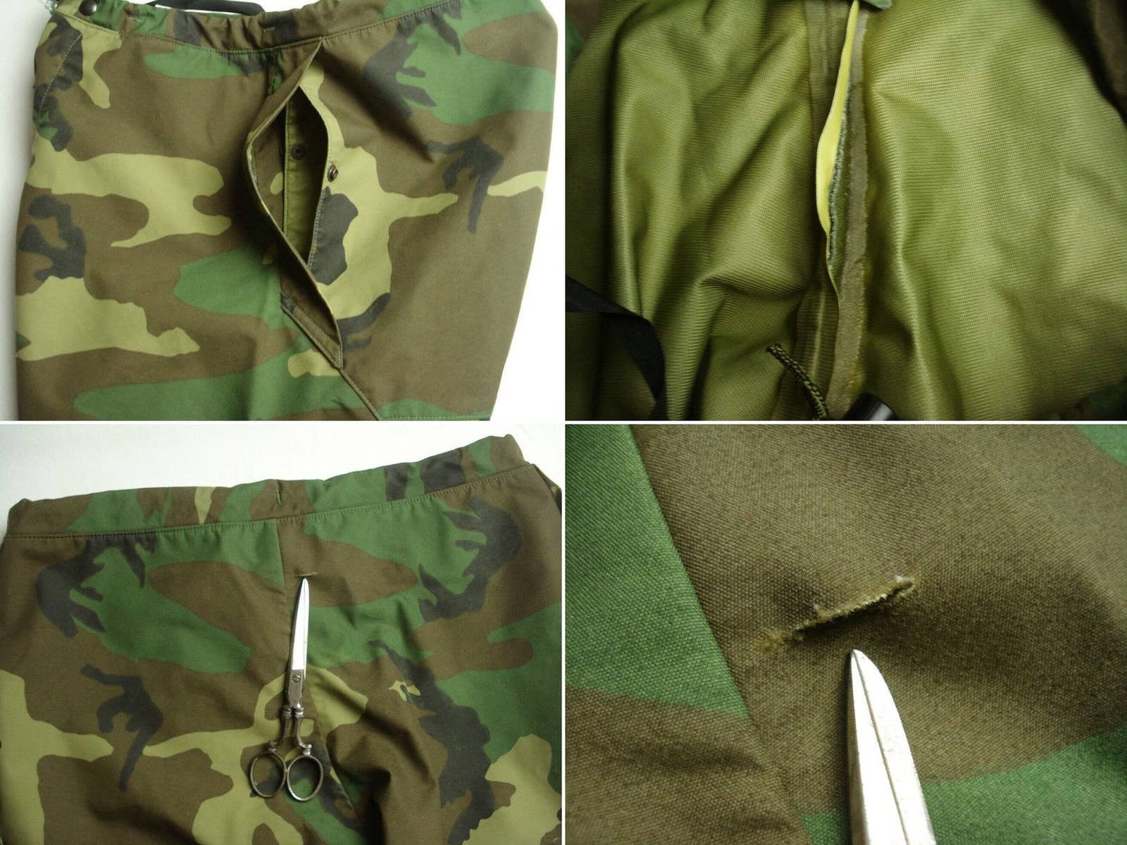90s アメリカ軍　ECWCS COLD WEATHER CAMOUFLAGE U.S. Army ECWCS OCP Scorpion Gortex Nylon Cold Weather Parka