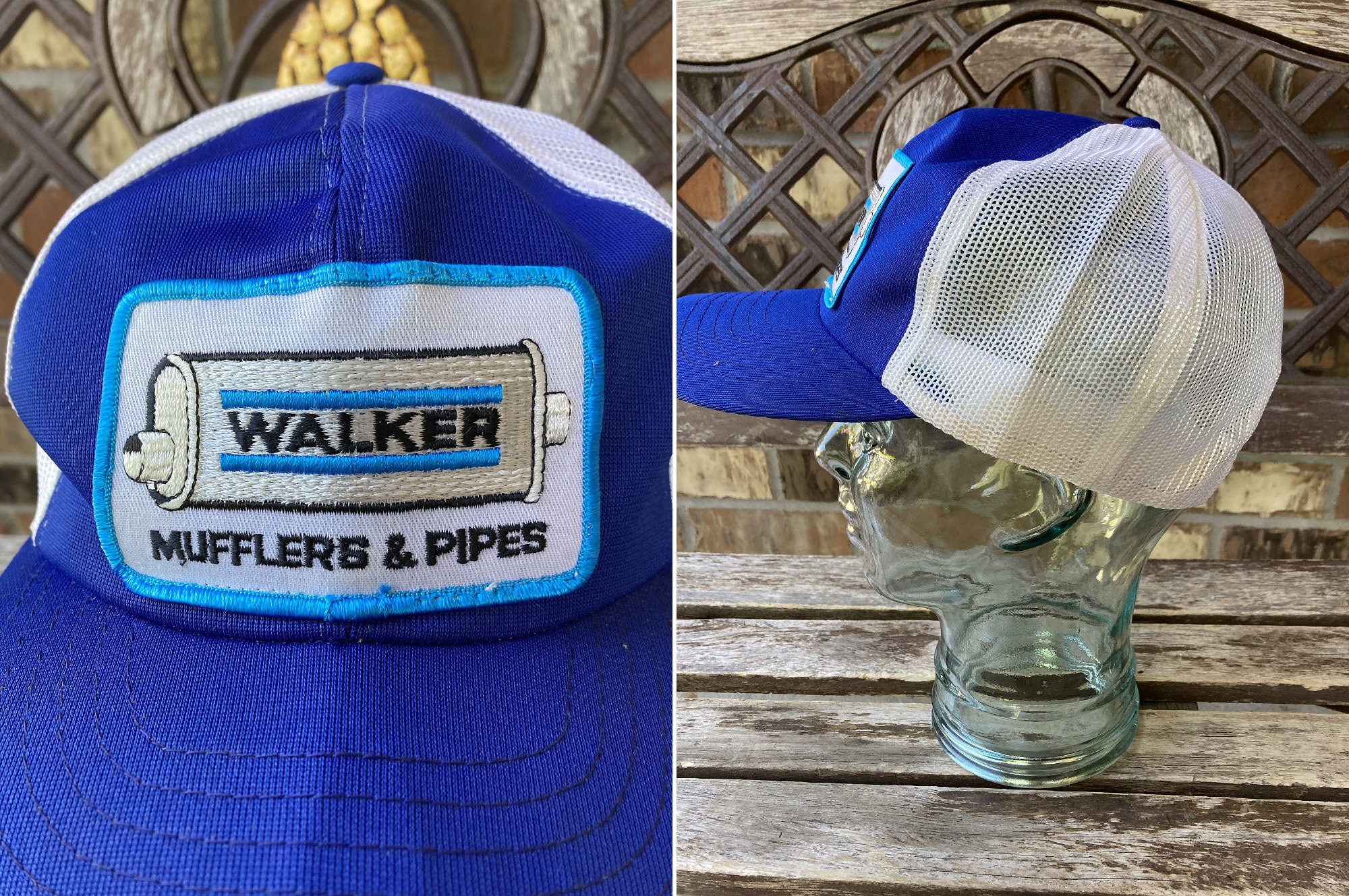 Casquette Trucker Vintage Walker Advantage - Années 1980 - Mesh - Fermeture Snapback - Neuf Sans étiquette