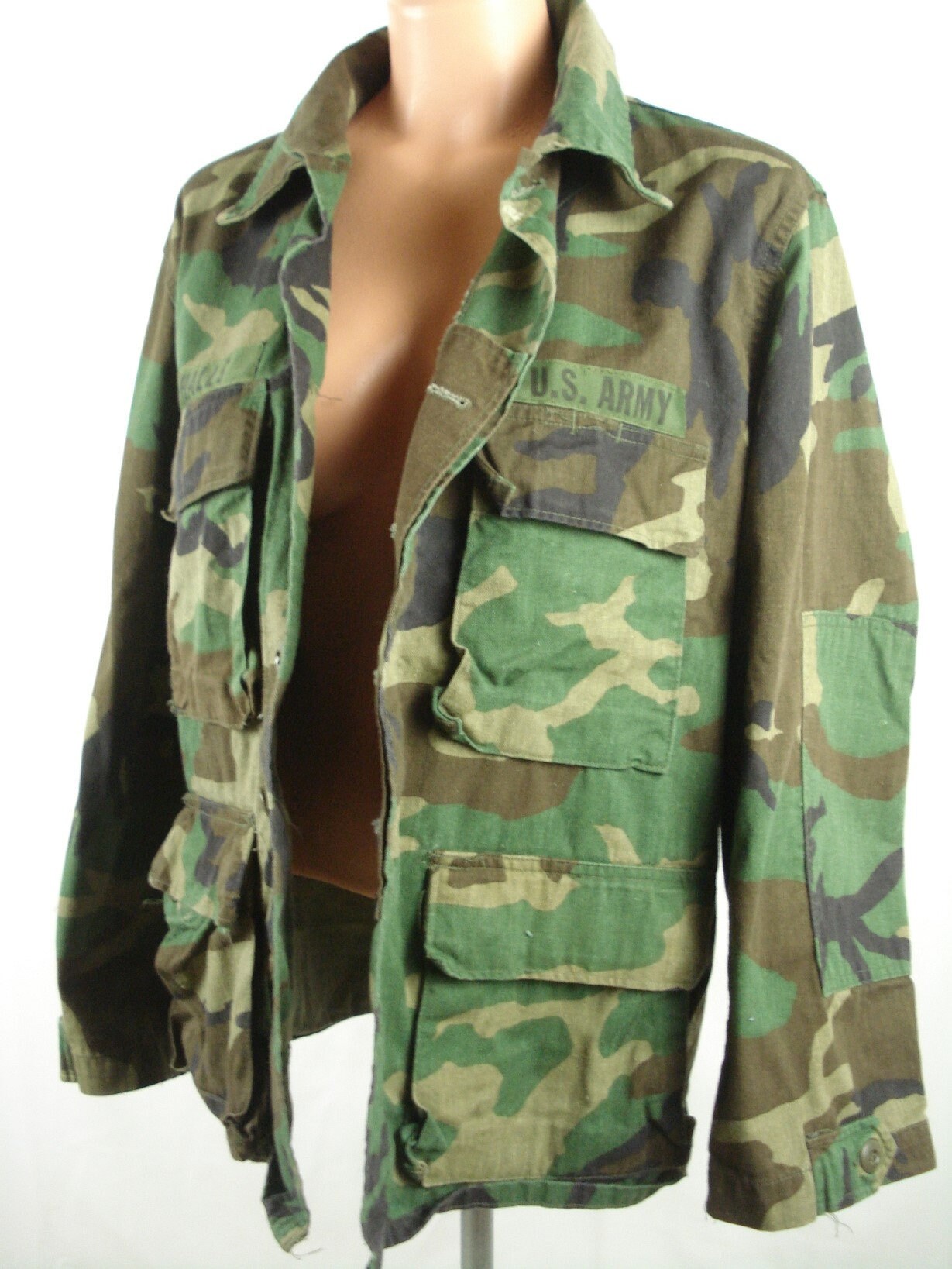 Army Camo Jacket Cotton Ripstop 