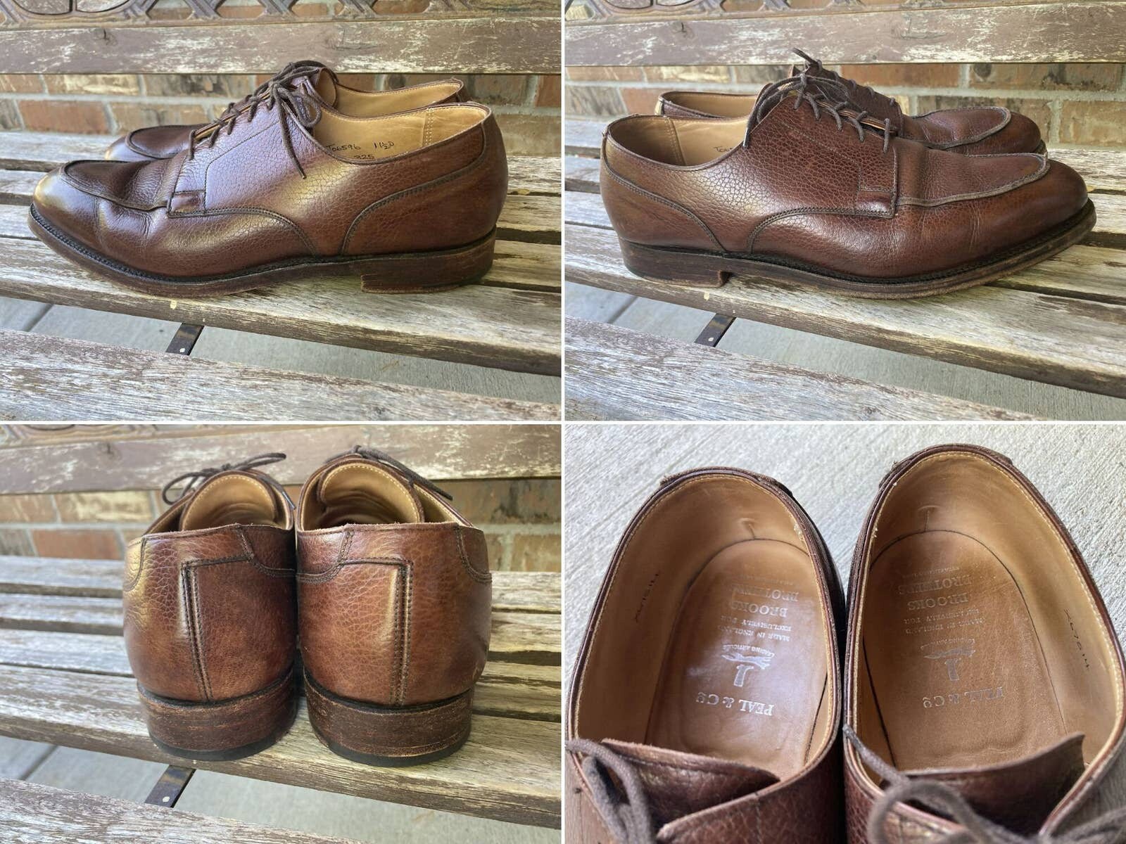 11.5 D Crocket & Jones Brooks Brothers Leather Oxford Dress Shoes Made in UK Brooks Brothers Oxfords Dress Shoes for Men for sale | eBay main image 4