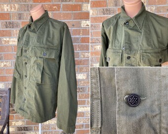 Size 36R US Army WWII HBT 13 Star Twill Jacket Vintage 50s 40s - Etsy