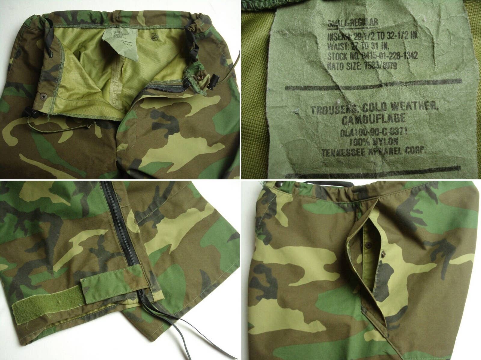 Size S ECWCS Gore-tex U.S. Army Cold Weather Camouflage