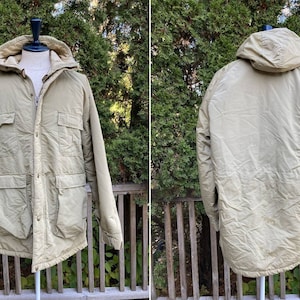 Size L L.L Bean Insulated Parka Jacket Vintage 80s Baxster State