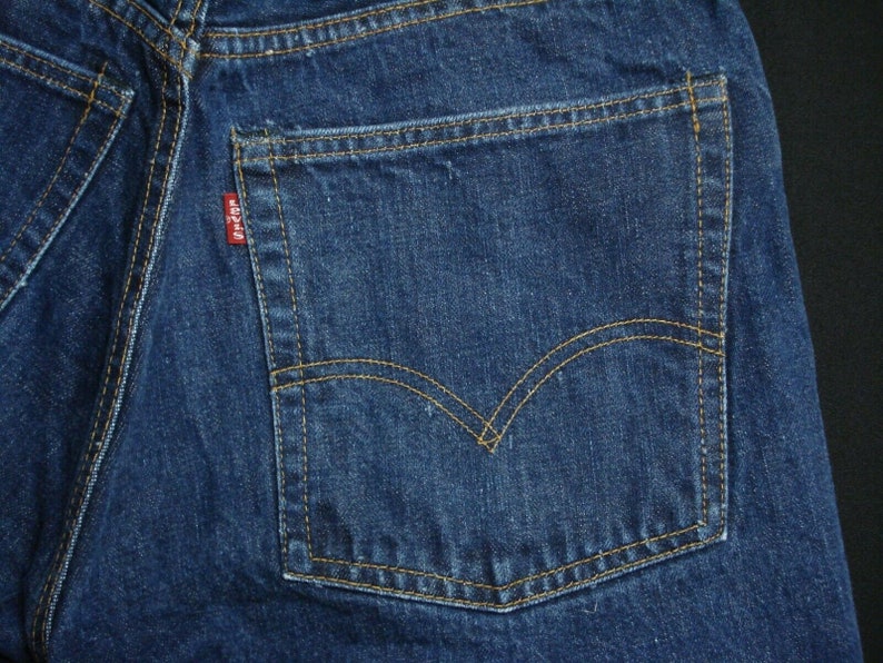 32 x 32.25 Levi's 505 8 Single Stitch Indigo Blue Jeans | Etsy