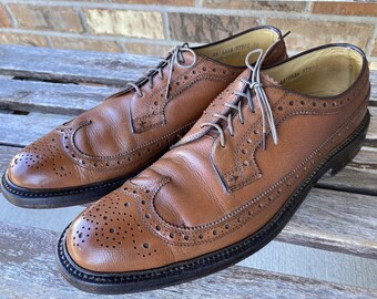 NOS 10.5C Vintage 60s Florsheim Imperial Kenmoor Wingtip 93602