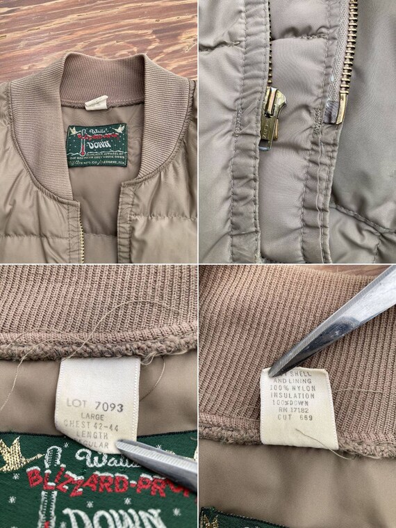 Size L Walls Blizzard Pruf Quilted Goose Down Puffer Jacket