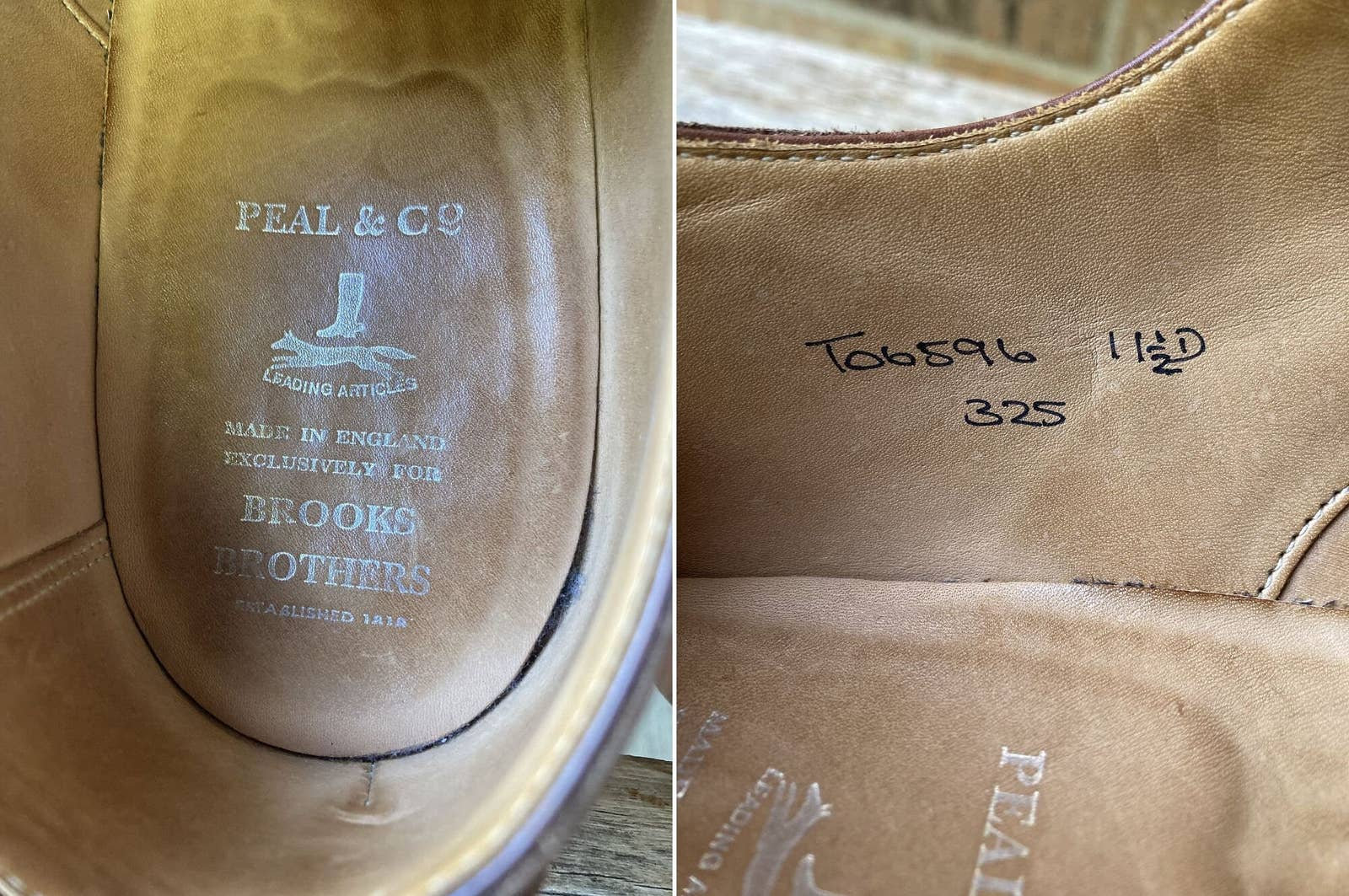 11.5 D Crocket & Jones Brooks Brothers Leather Oxford Dress Shoes Made in UK Brooks Brothers Oxfords Dress Shoes for Men for sale | eBay main image 3