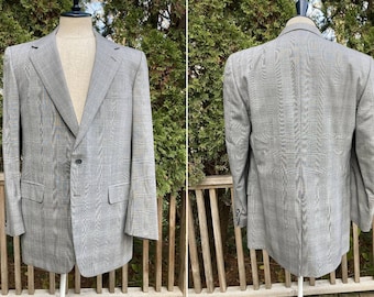 Size 52/42R Brioni Wool Super 150's TRAIANO Glen Plaid Sport Coat Jacket