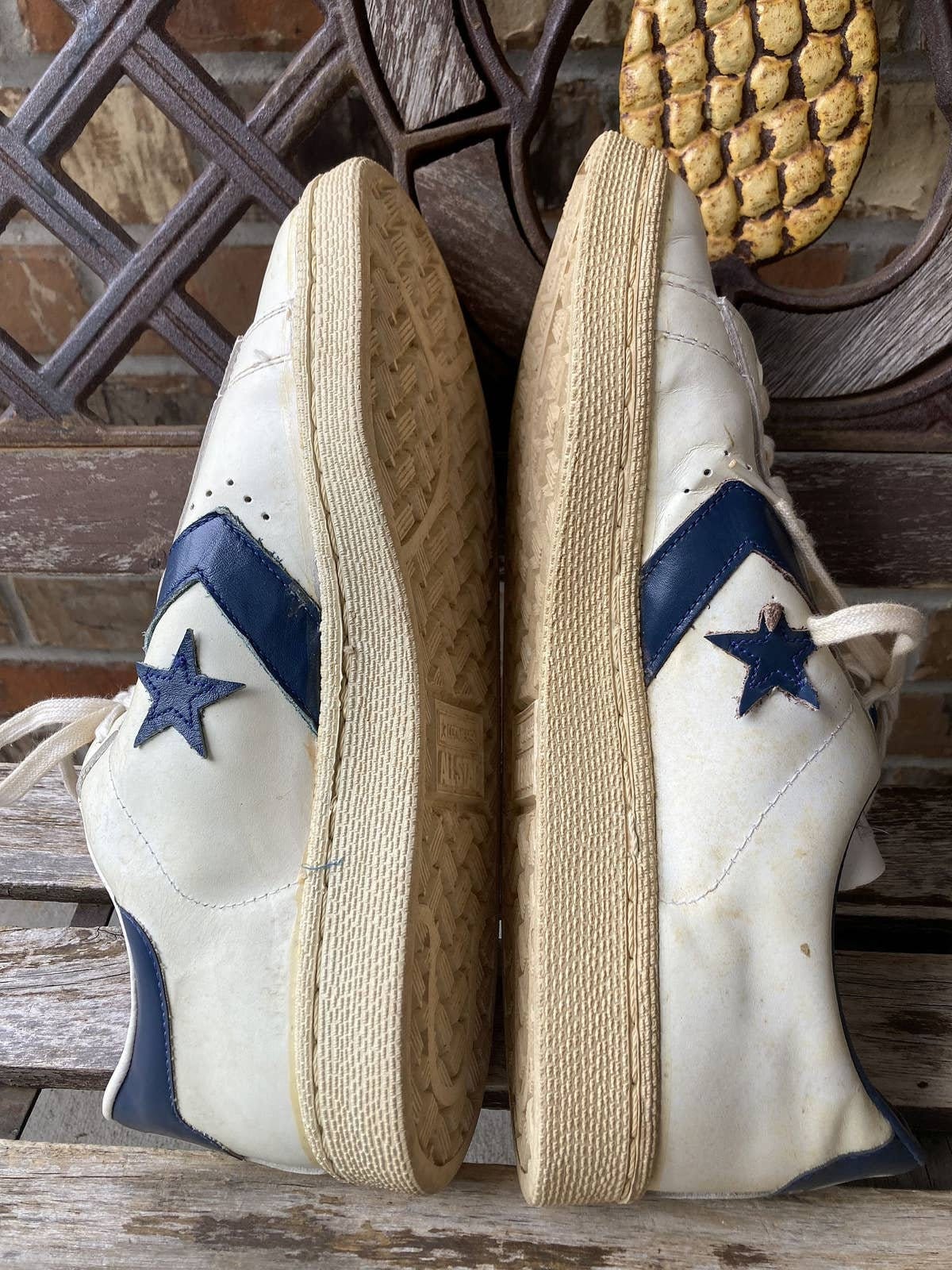 NOS Vintage 80s Converse Pro Leather Sneaker Shoes READ! 10 10.5